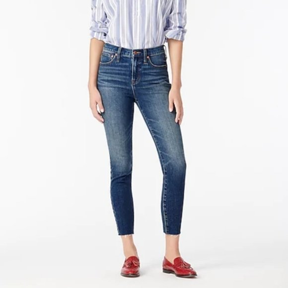 J Crew | 9" High-rise Toothpick Jean in Valley Wash Sz. 32